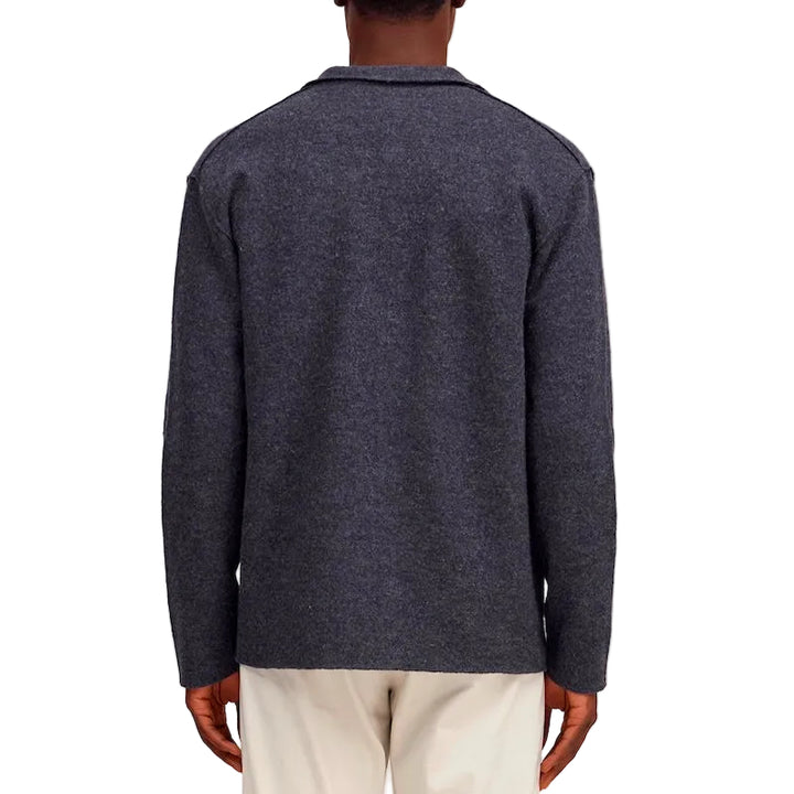 Jonas 6398 Overshirt - antracite grå melange