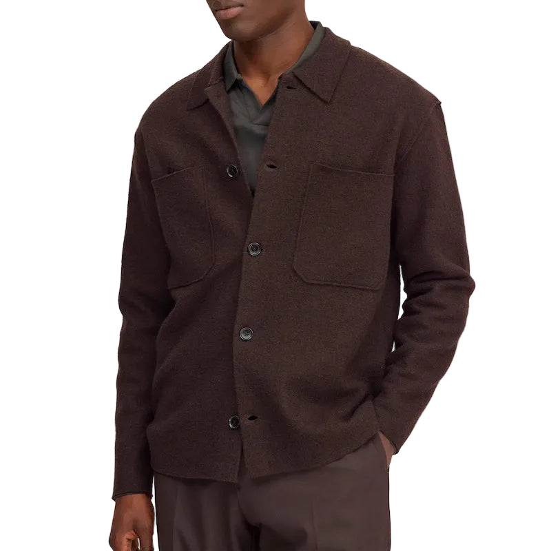 Jonas 6398 Overshirt -deep truffle