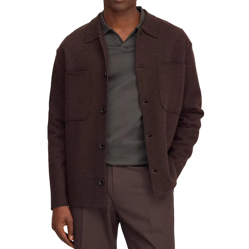 Jonas 6398 Overshirt -deep truffle