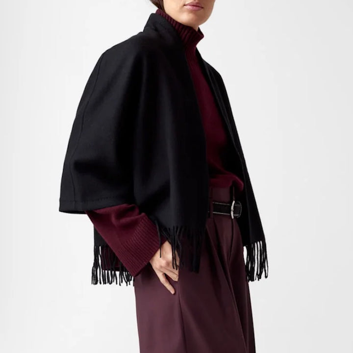 Keyla lambswool jacket - black