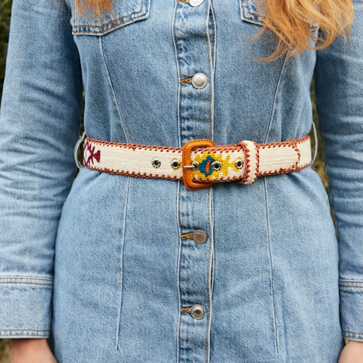 Latch belt - cream