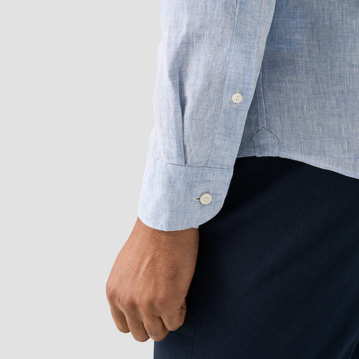 Slim fit Linen shirt - light blue