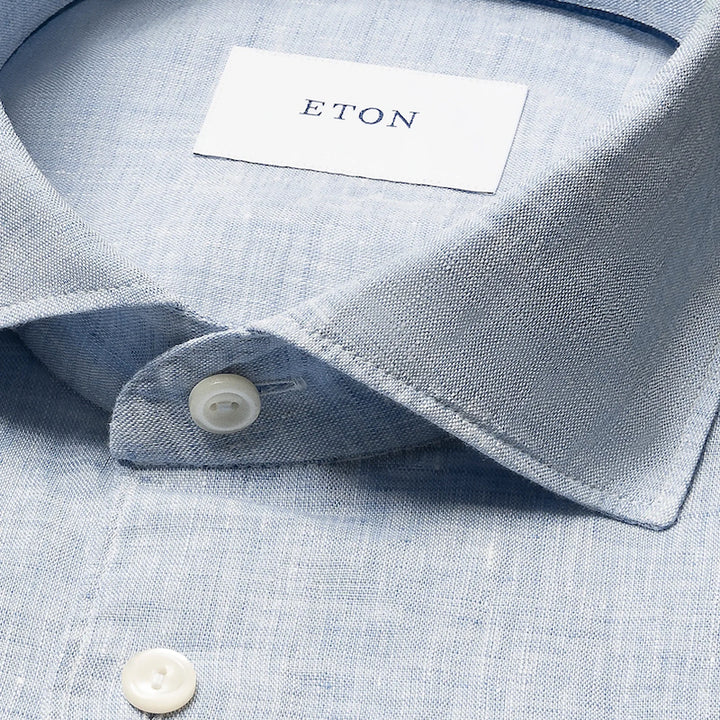 Slim fit Linen shirt - light blue