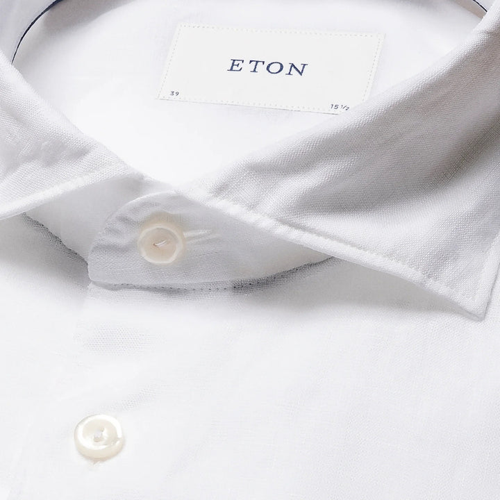 Slim fit Linen shirt - white