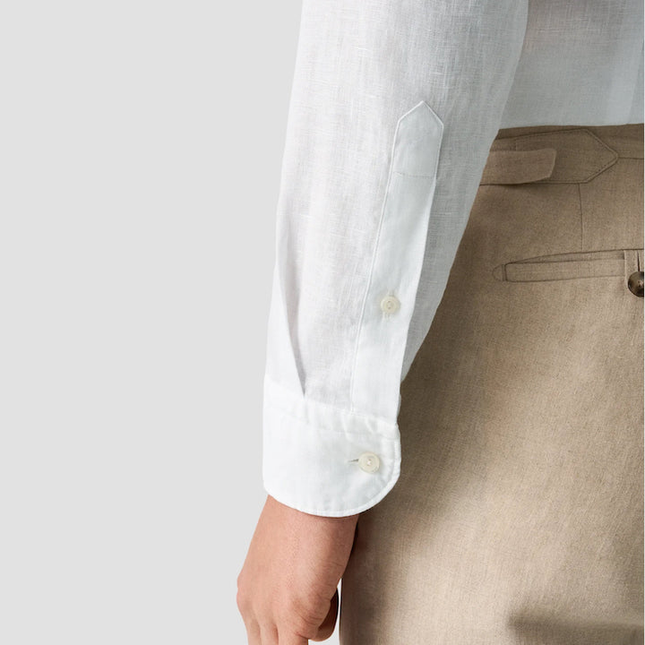 Slim fit Linen shirt - white