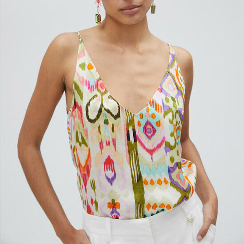 LS2515035 Printed silk top