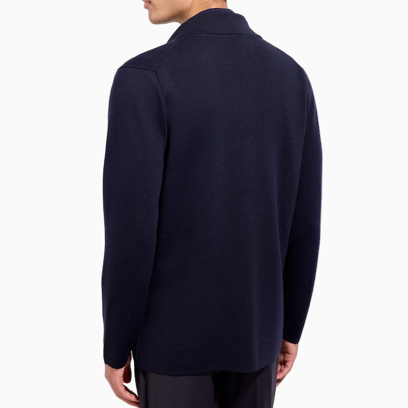 Milano rib single breasted blazer