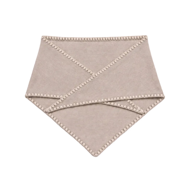 Mina stiched merino scarf - beach