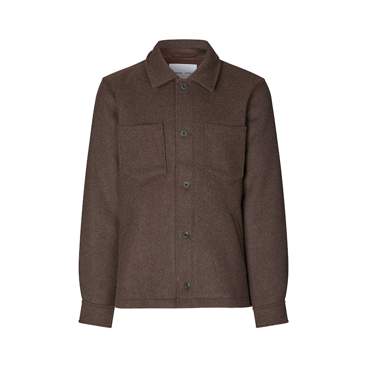Pally shirt jacket - chocolate torte