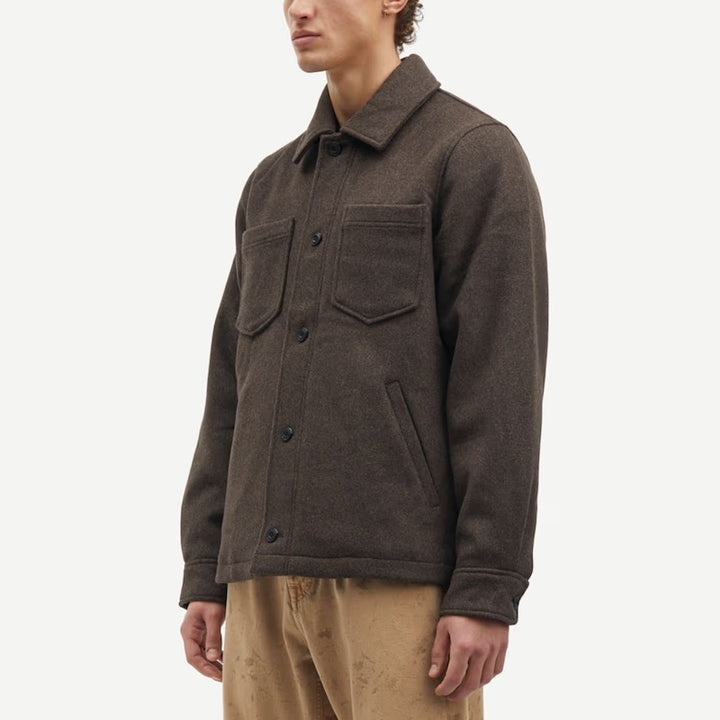 Pally shirt jacket - chocolate torte