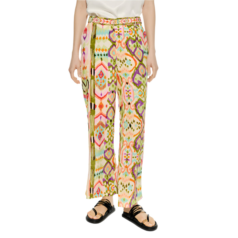 LS2514017 printed silk pants