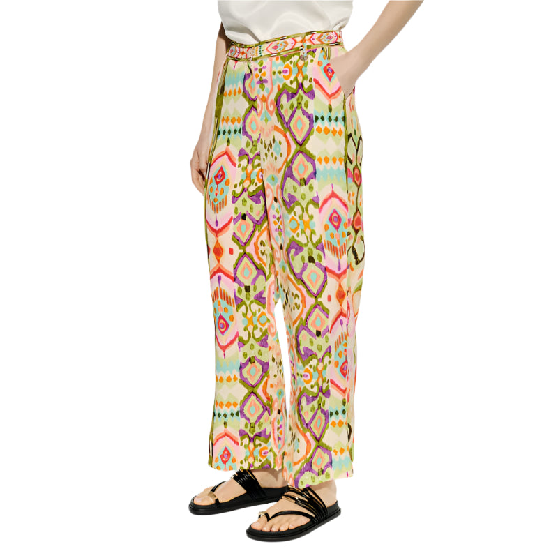 LS2514017 printed silk pants