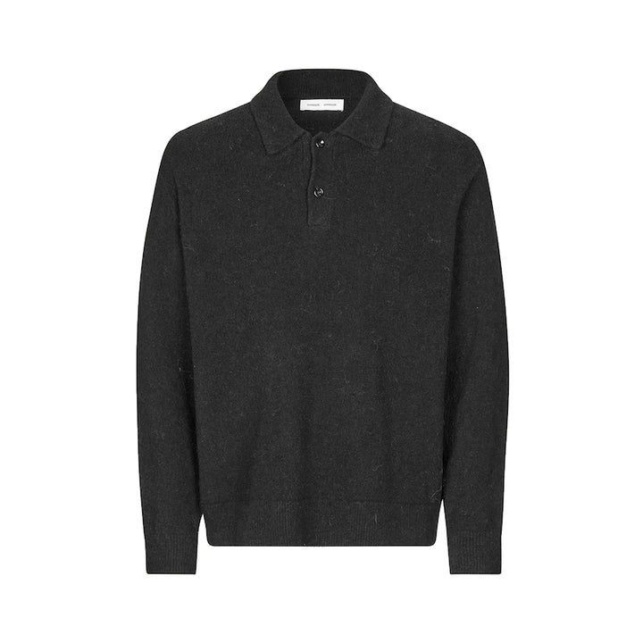 sanino polo - black