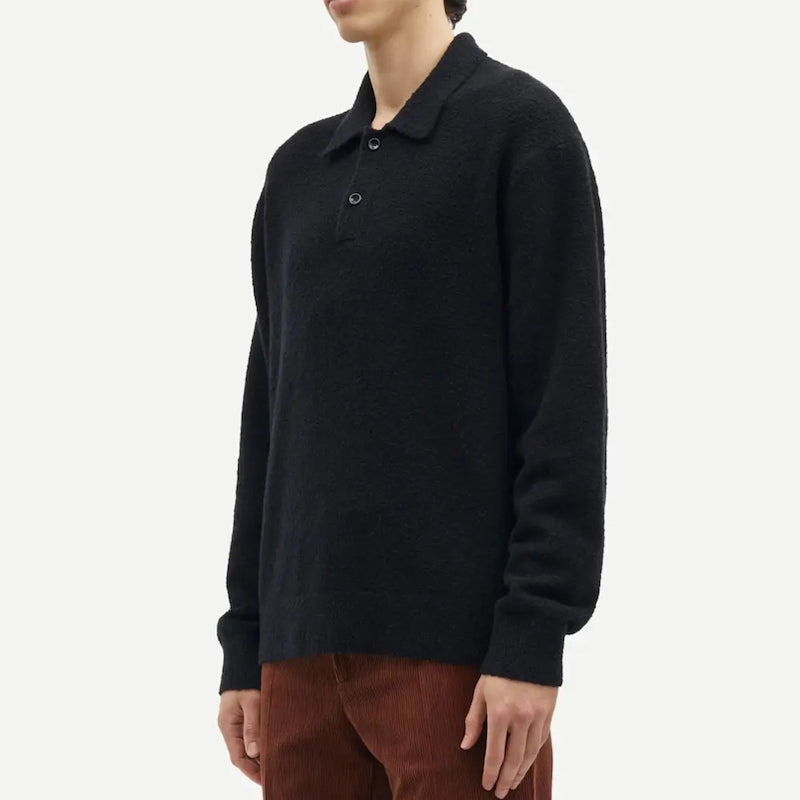 sanino polo - black