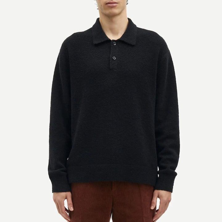 sanino polo - black