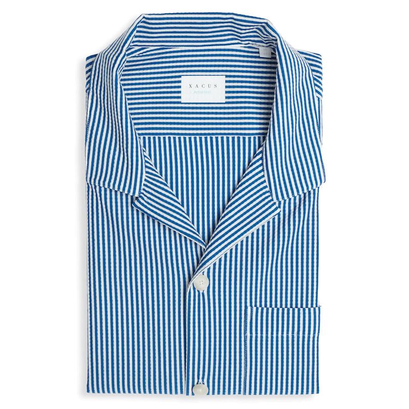 Seersucker short sleave shirt