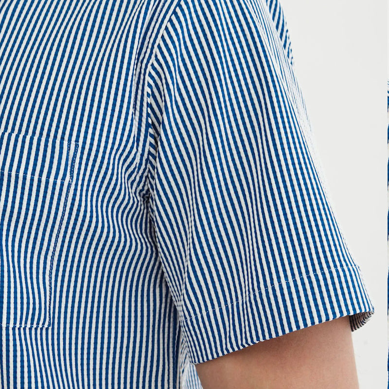 Seersucker short sleave shirt