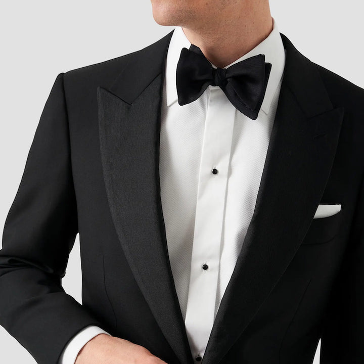 Silk bow tie - self tied