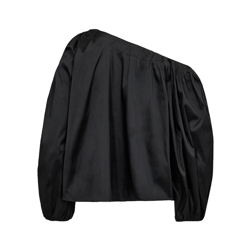Skye off shoulder blouse - black