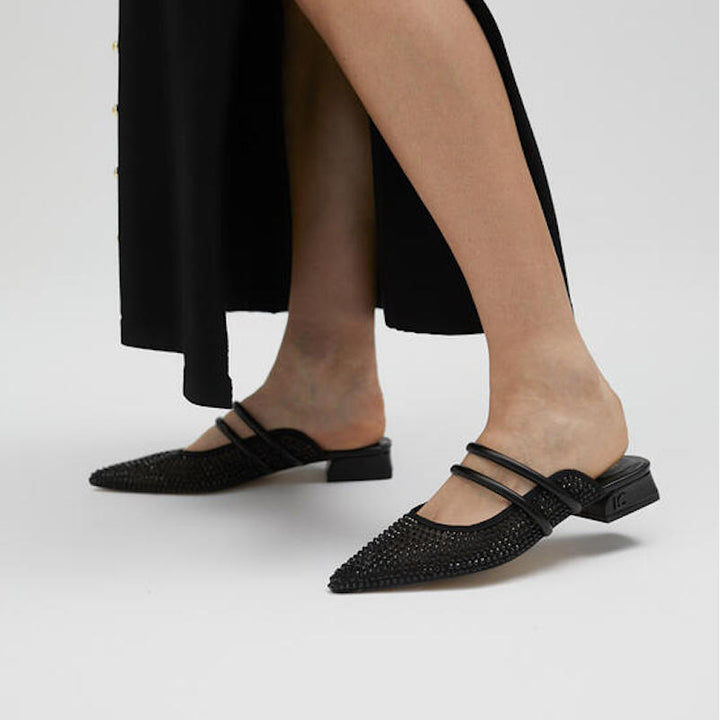 LS2505034 Slingback mesh - negro