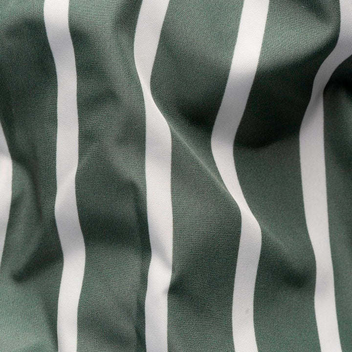 Striped swimtrunks - green