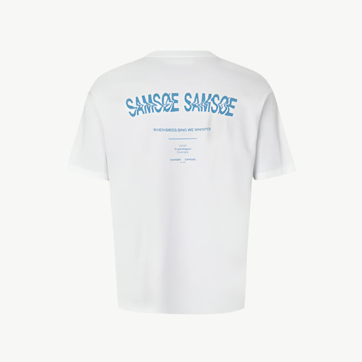 SaSwirl t-shirt - swirl blue jasper