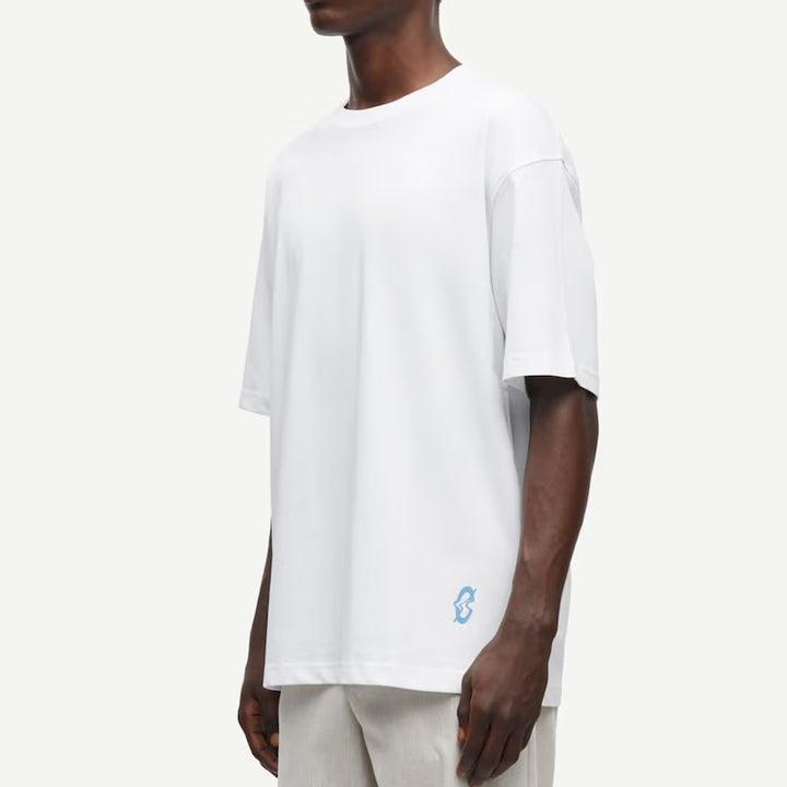 SaSwirl t-shirt - swirl blue jasper
