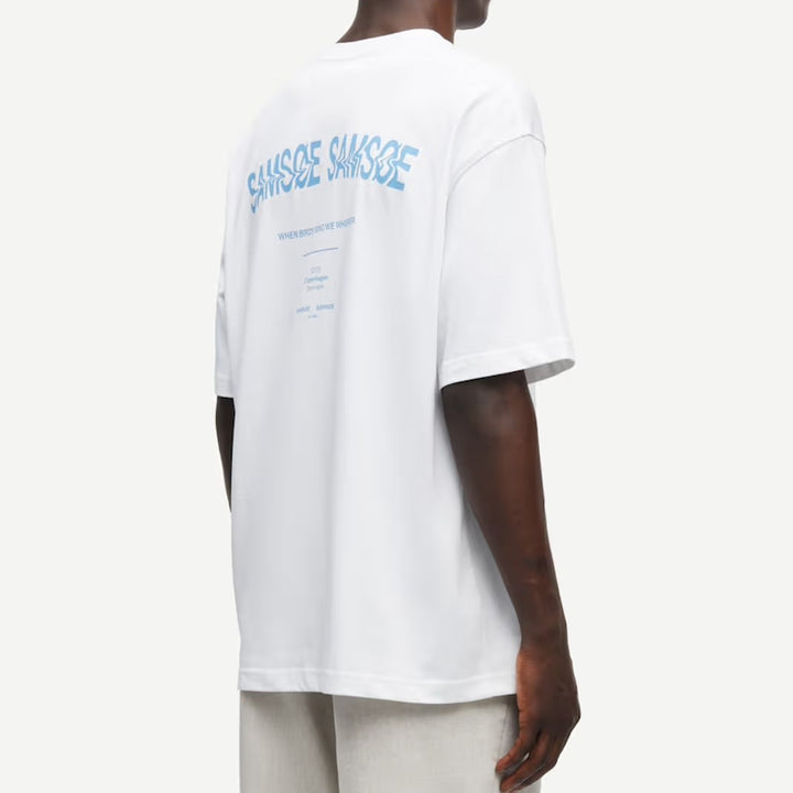 SaSwirl t-shirt - swirl blue jasper