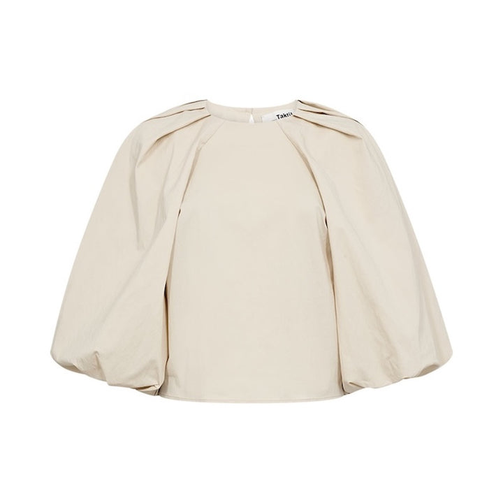 Tania balloon top - vanilla white