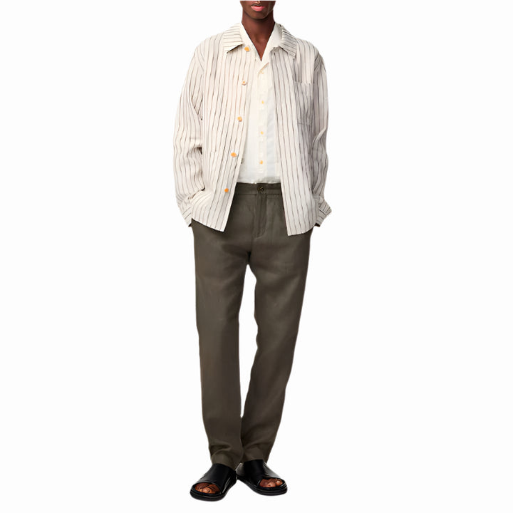 Theo linen 1454 - croc green