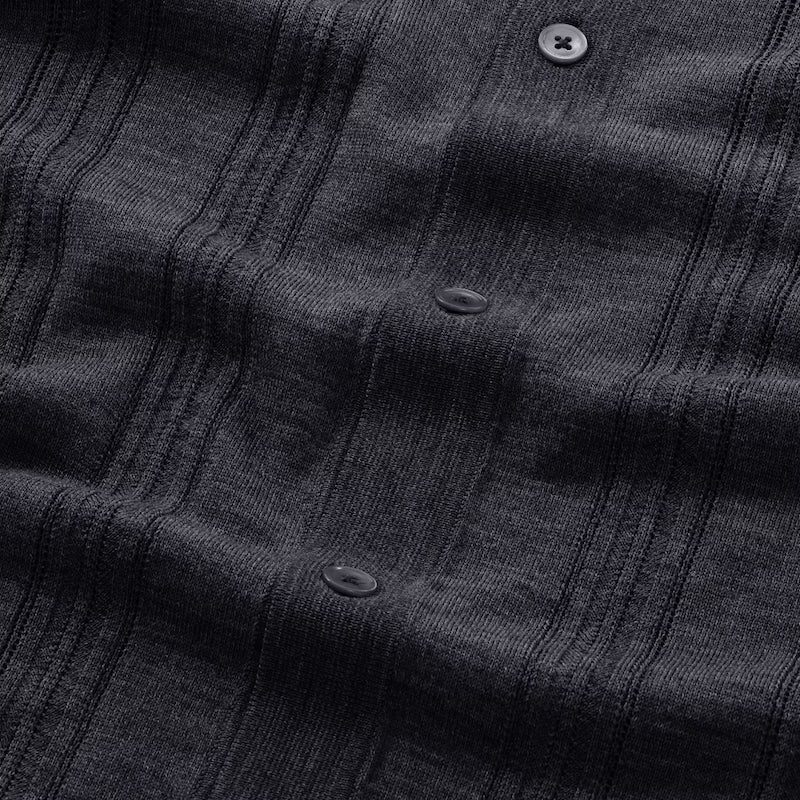 Thor SS cardigan - deep blue