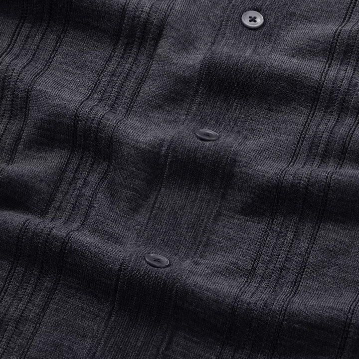 Thor SS cardigan - deep blue
