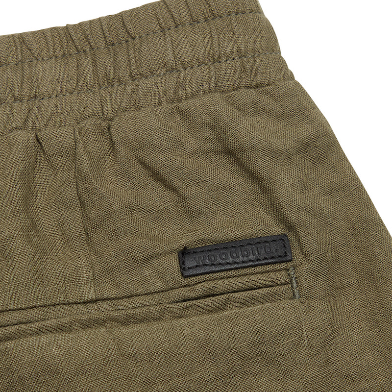 Bommy linen shorts - army