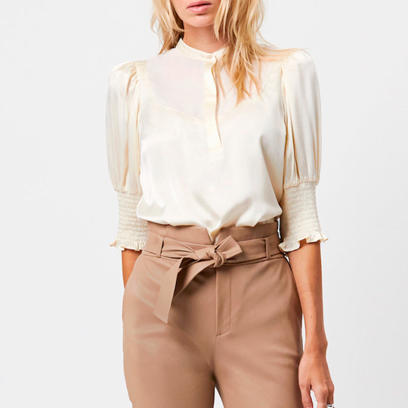 Hilson silk mix top
